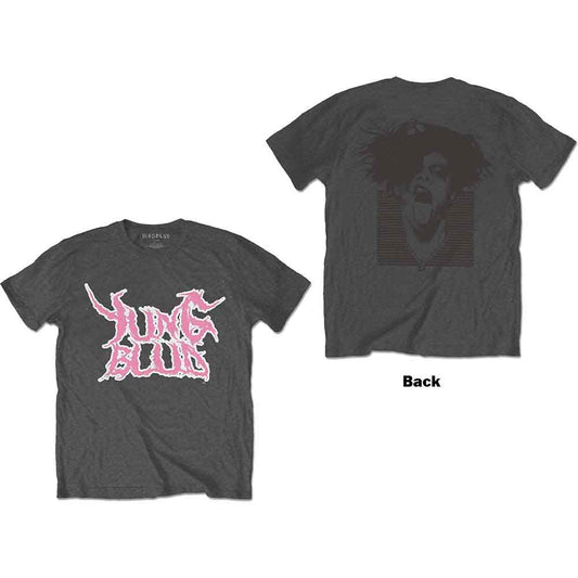 Pink Yungblud t-shirt, unisex style, XX-Large, with back graphic print.