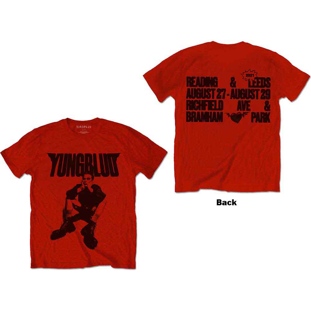 Black unisex t-shirt with "R-U-OK?" printed on the back, size XX-Large.