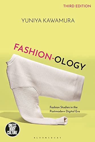 Book cover for "Fashion-ology" with a stylized, textured arm image.