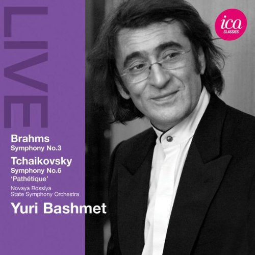 CD cover featuring Yuri Bashmet, conductor, with composers’ names listed.