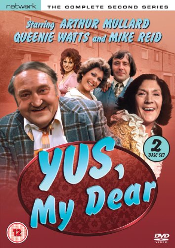 “Yus, My Dear” DVD cover featuring a cast of five actors.