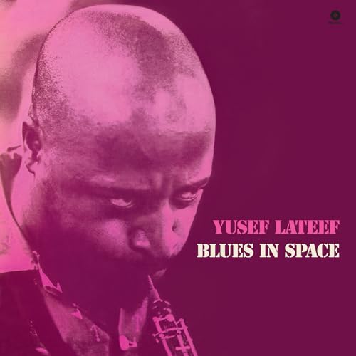 Album cover for Yusef Lateef’s “Blues In Space” featuring a portrait of the artist.