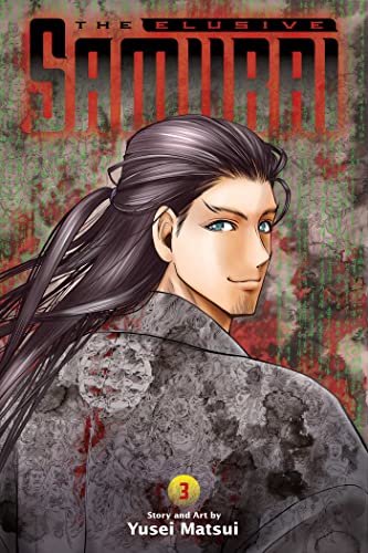 Cover of "Elusive Samurai, Vol. 3" featuring a man with long dark hair.