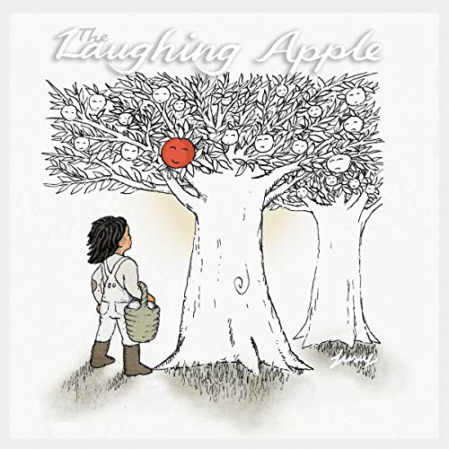 Album cover: tree with faces, a red apple, and a child looking up.