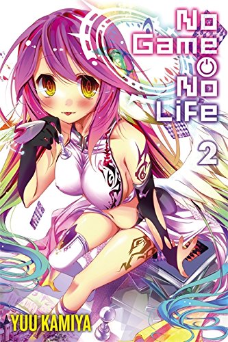 Anime-style cover art featuring a pink-haired girl with wings for No Game No Life.