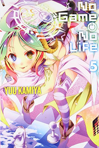Cover art for No Game No Life volume 5 showing a colorful anime girl character.