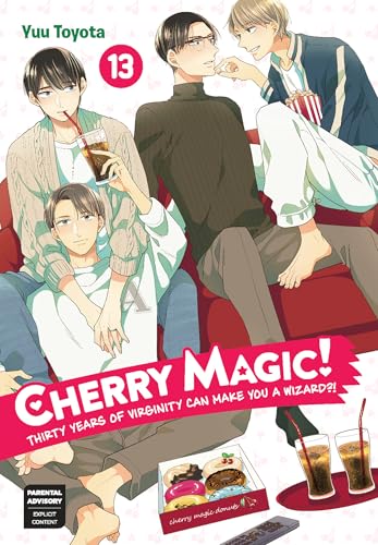 Manga cover featuring four young men relaxing on a red couch.