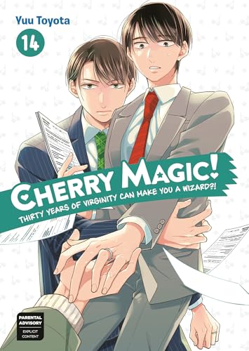 Manga cover featuring two young men in suits, with a green title banner.