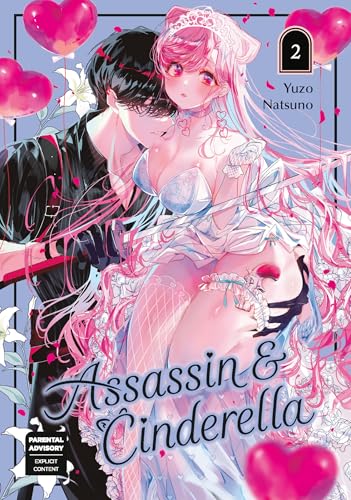 Manga cover: man and woman in formal wear, hearts and flowers.