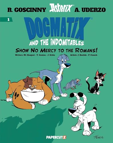 Comic book cover featuring Dogmatix and other cartoon animals on a green background.
