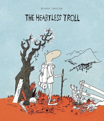 Book cover: a slender figure with a backpack walks past a bare tree.