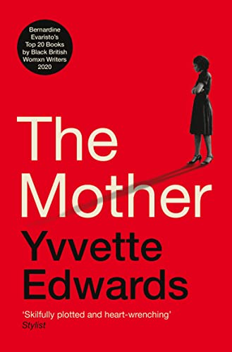 Red book cover with a silhouetted woman and large white text: "The Mother".