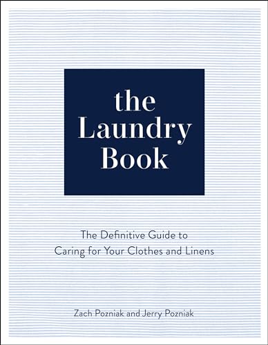 Book cover: "The Laundry Book" with white text on a dark blue square.