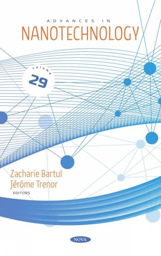 Book cover: “Advances in Nanotechnology, Volume 29” with abstract blue design.