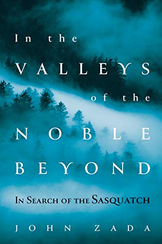 Book cover with misty forest scene and title about Sasquatch.