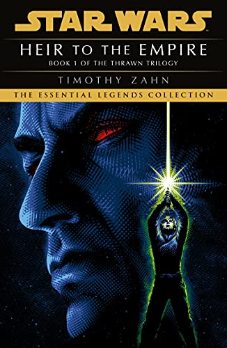 Book cover: “Heir to the Empire” featuring Grand Admiral Thrawn and Luke Skywalker.
