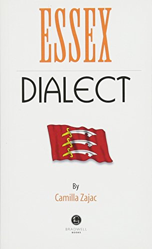 Book cover: "Essex Dialect" with Essex flag and author Camilla Zajac.