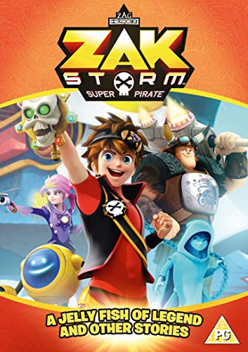 DVD cover art featuring Zak Storm and his crew of animated pirate characters.