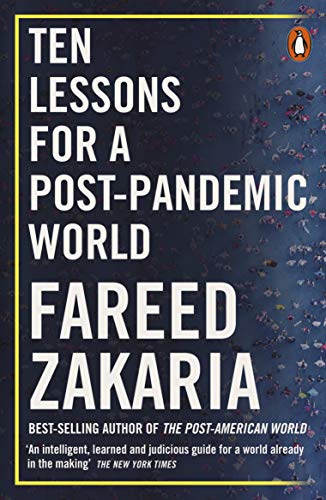 Book cover: "Ten Lessons for a Post-Pandemic World" by Fareed Zakaria.