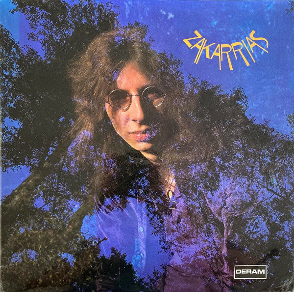Vinyl album cover featuring a portrait of a man with long hair.