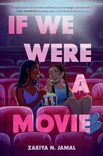 Book cover: two young women share popcorn in a movie theater.
