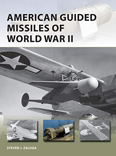 Book cover: American WWII guided missiles and aircraft, black and white.