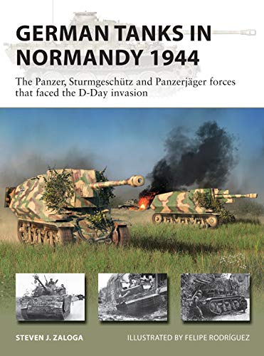 Book cover depicting German tanks in Normandy during World War II.