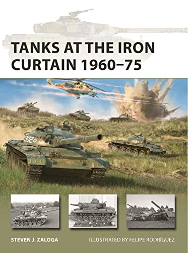 Book cover depicting tanks and a helicopter at the Iron Curtain, 1960-75.