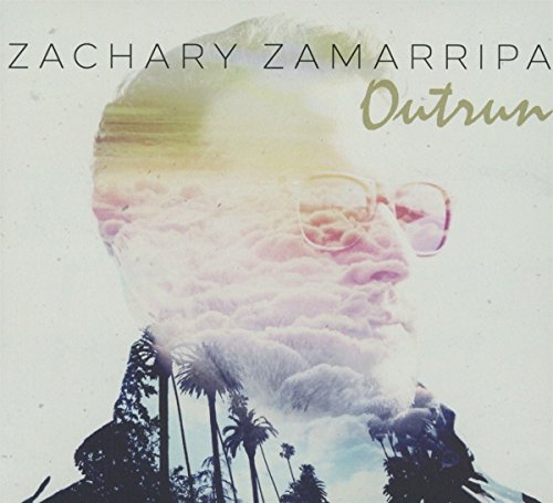 CD cover for "Outrun" by Zachary Zamarripa, featuring a faded portrait.