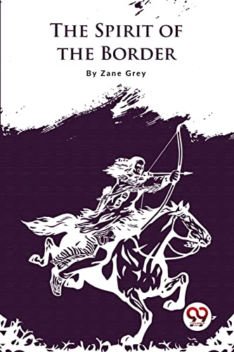 Book cover: Native American archer on horseback, purple and white illustration.