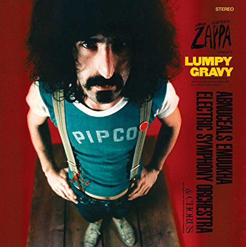 Frank Zappa album cover, "Lumpy Gravy," featuring a portrait of the artist.