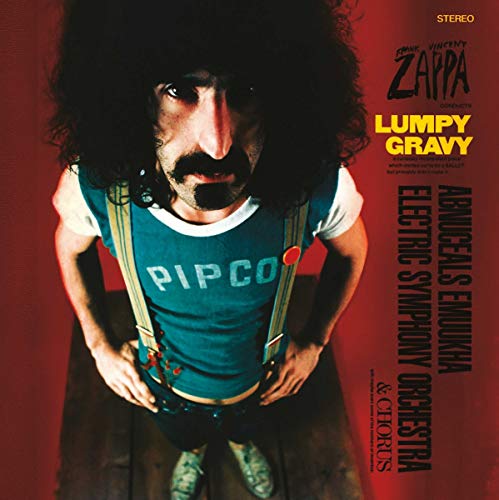 Frank Zappa album cover, "Lumpy Gravy," featuring a portrait of the artist.