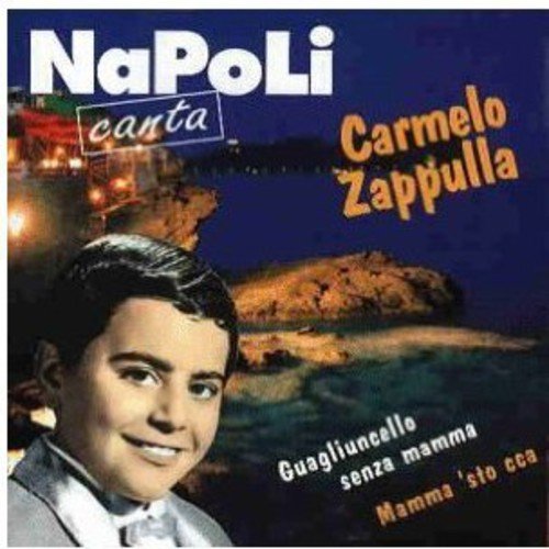 CD cover: Carmelo Zappulla, portrait, and Naples cityscape background.