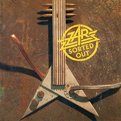 CD cover for Zar’s “Sorted Out” featuring a guitar-shaped image.