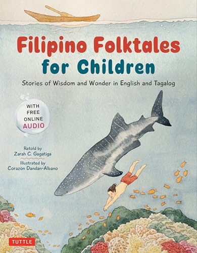 Book cover with a whale shark, swimmer, and coral reef illustration.
