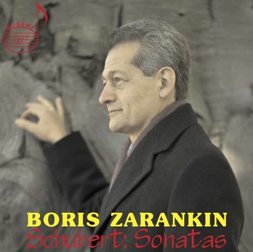 Portrait of pianist Boris Zarankin, album cover for Schubert sonatas.