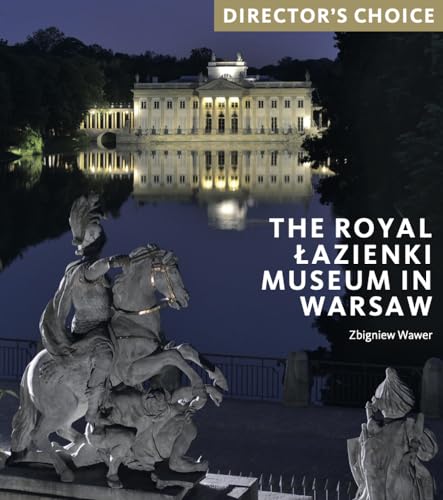 Royal Łazienki Museum in Warsaw book cover with palace and statue.