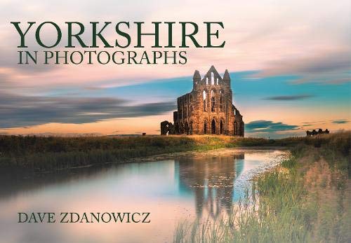 Book cover: Yorkshire in Photographs, featuring ruins and a sunset.