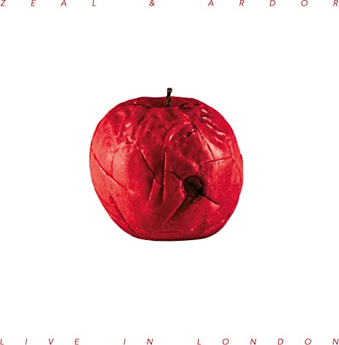 Zeal & Ardor album cover: a red apple on a white background.