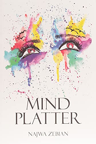 Book cover: watercolor eyes with colorful splashes, title "Mind Platter" below.