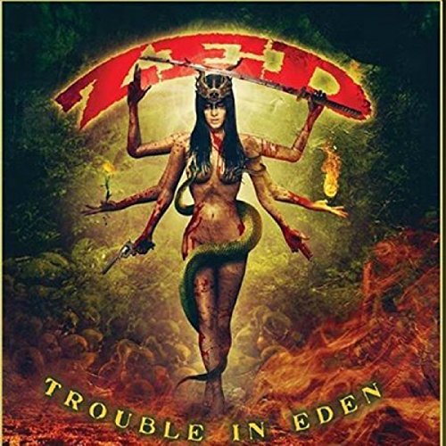 CD cover: multi-armed figure with snake, sword, and flames.