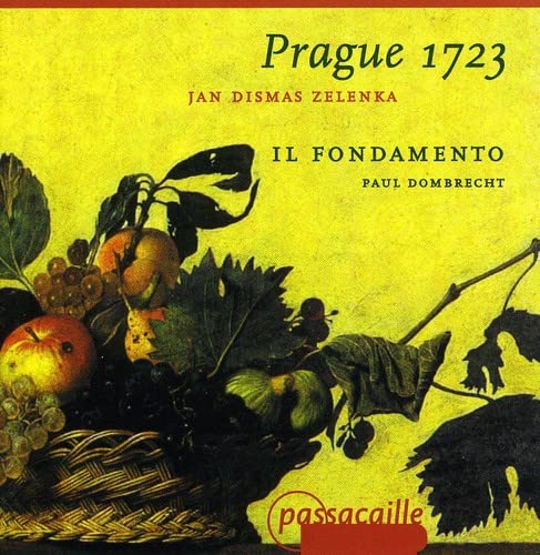 CD cover for Zelenka’s "Prague 1723" featuring a still life painting.