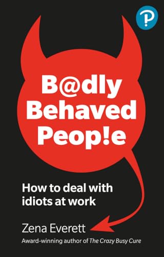 Book cover with red devil horns and text: “Badly Behaved People!”