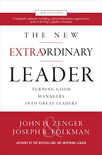 Book cover: "The New Extraordinary Leader," 3rd Edition, by Zenger and Folkman.