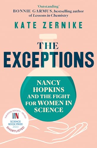 Book cover: "The Exceptions" about Nancy Hopkins and women in science.
