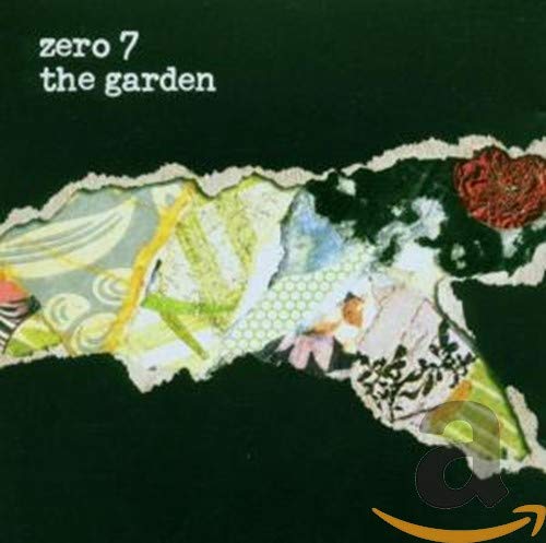 Zero 7 album cover, “The Garden,” with torn paper collage design.