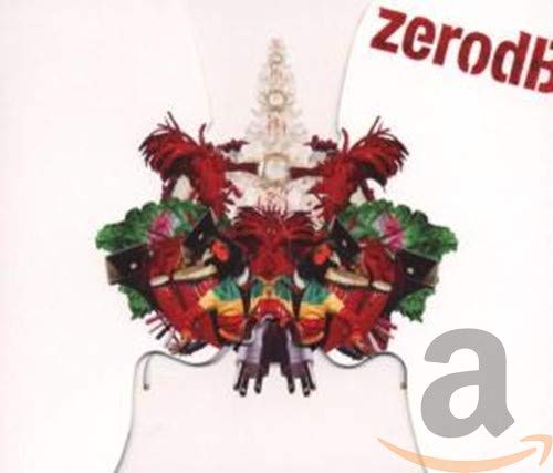 CD cover with symmetrical, colorful feather headdress design.