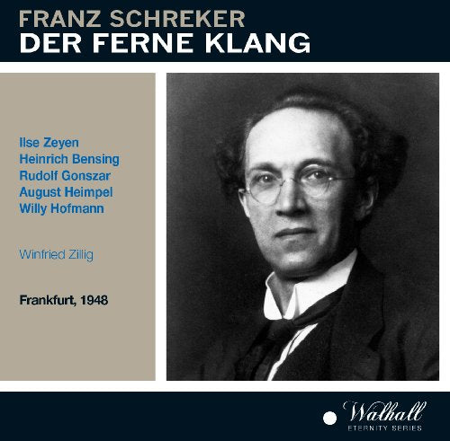CD cover featuring a black and white portrait of Franz Schreker.
