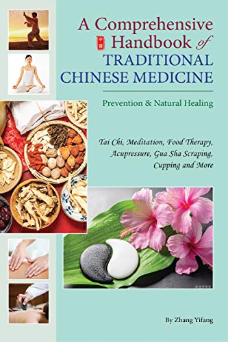 Book cover with images of food, flowers, and traditional Chinese medicine practices.