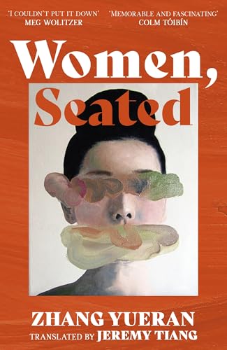 Book cover: "Women, Seated" with a portrait obscured by floral shapes.